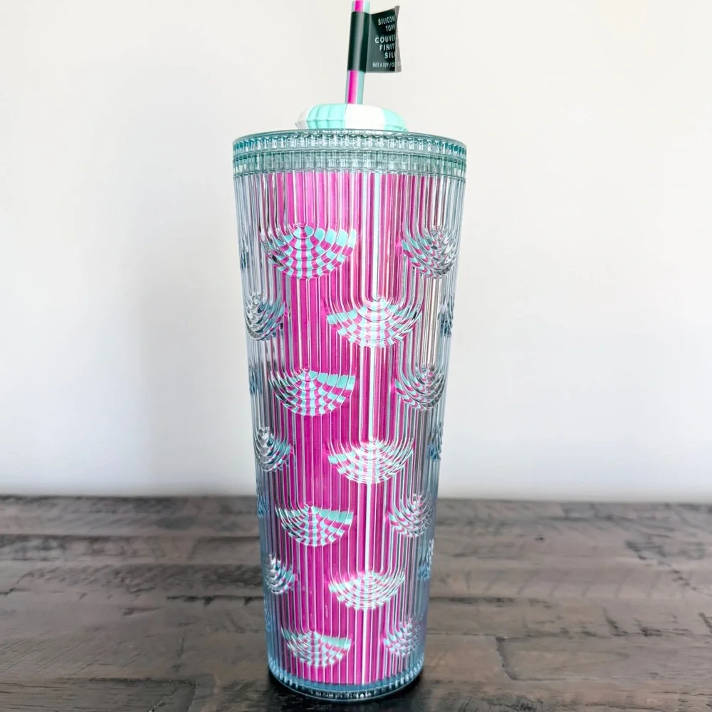 Starbucks NWT 2025 Summer Siren Scale Venti Cold Cup Tumbler 24oz
